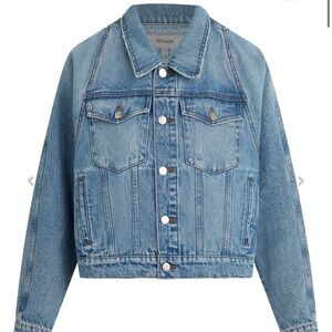 Hudson Jeans Oversized Union Jack Denim Jacket